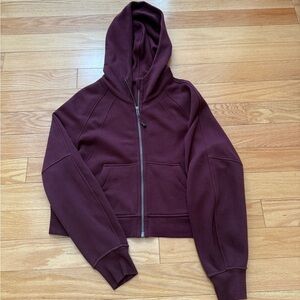 Lululemon Athletica Maroon Hoodie Jacket